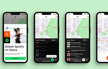 Spotify koppeling met Strava