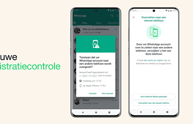 WhatsApp beveiligingsupdate: registratiecontrole en meer