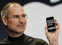 Steve Jobs met iPhone