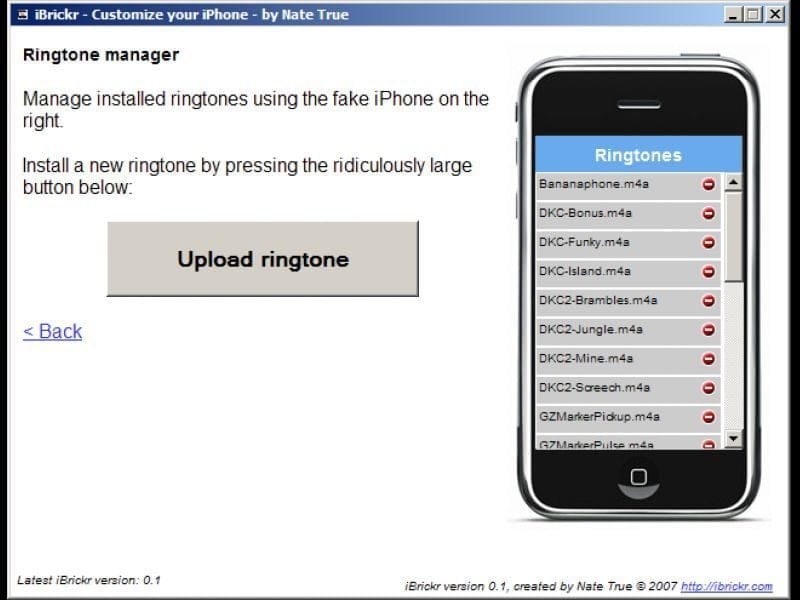 iBricker ringtones en programma's installeren op de iPhone onder Windows