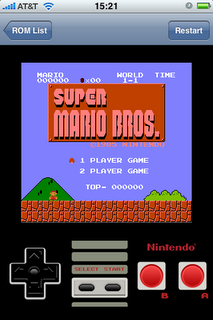 iPhone NES emulator