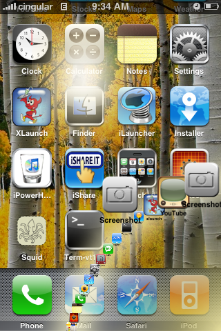 Screenshot iPhone maken met Dock