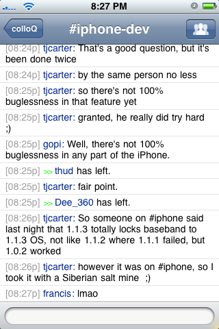 ColloQ IRC