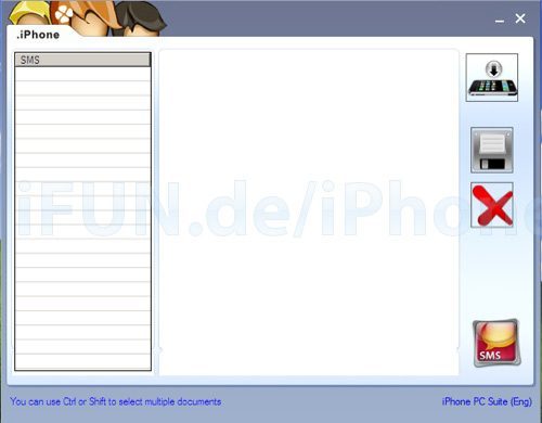 iPhone PC Suite - SMS-beheer