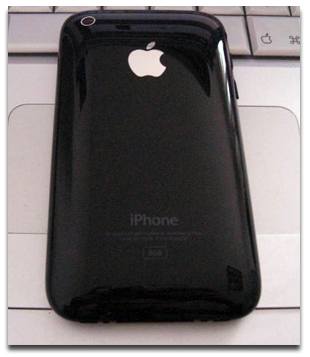 iPhone zwart glossy