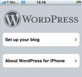 wordpress voor iPhone