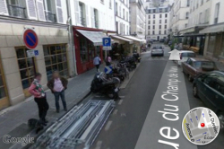 Google Street View in Parijs