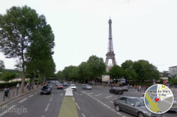 Google Street View in Parijs