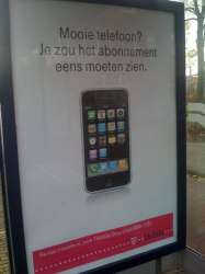 T-Mobile reclame bushokje