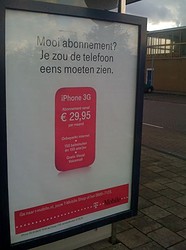 T-Mobile reclame bushokje