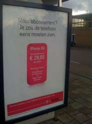 T-Mobile reclame bushokje