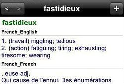 Woordenboek Frans-Engels
