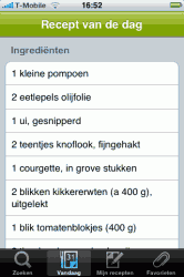 Ingredientenlijst