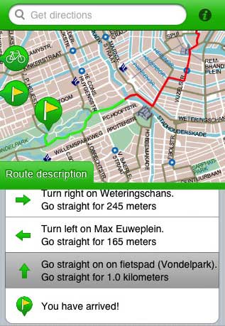 kip Modieus Bemiddelen Bikeplanner for Amsterdam: fietsroutes plannen van A naar B