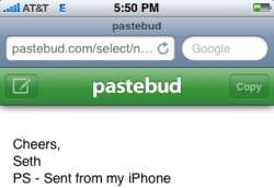 pastebud