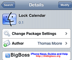 Lock Calendar