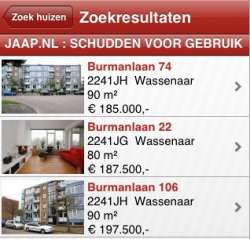 Huizen zoeken JAAP.NL