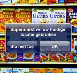 Supermarkt - opstartscherm