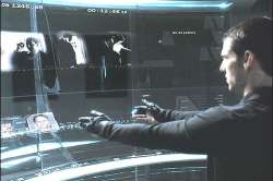 Minority Report Sixth Sense voorbeeld