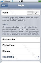 iPhone OS 3.0 push gegevens