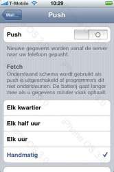 iPhone OS 3.0 push gegevens