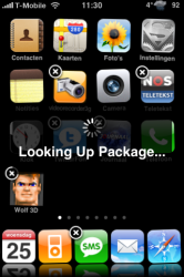 CyDelete zoekt applicatie op in Cydia