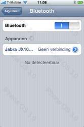 iPhone 3.0 instellingen voor Bluetooth