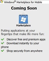 windows mobile marketplace