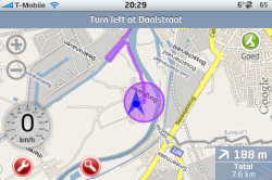 xgps iphone navigatie