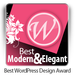 Best WordPress Design Award - Modern and Elegant