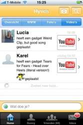 YouTube-video's van vrienden.