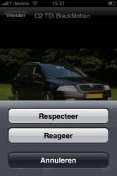 Respect op foto geven.