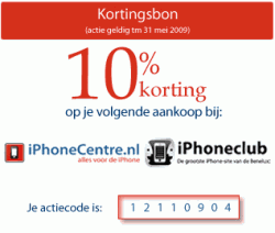 iPhoneclub Accessoireshop kortingscoupon