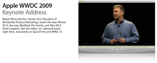 Apple WWDC 2009 Keynote