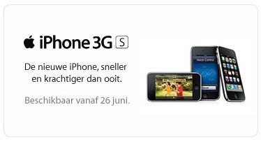 iphone 3g s belgie