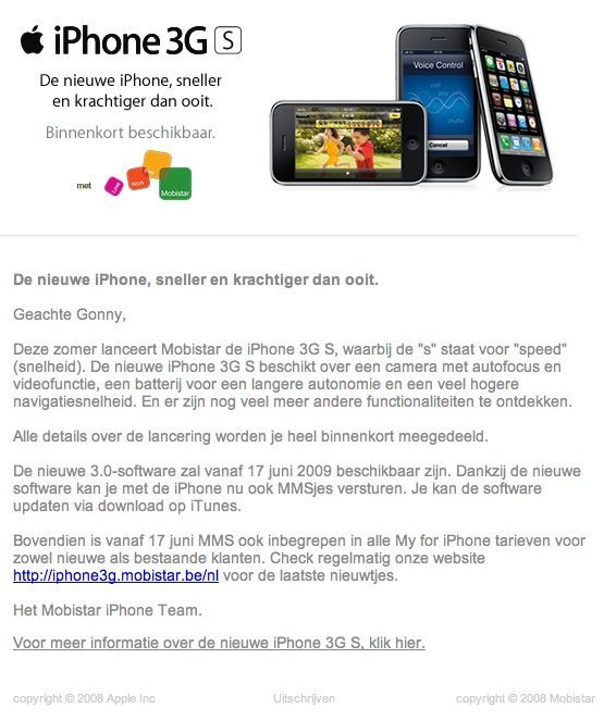 mobistar nieuwsbrief