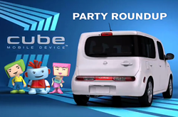 cube Party Roundup menu