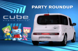 cube Party Roundup menu