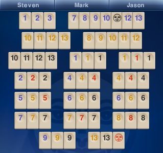 Verwachting stapel Voel me slecht Review: Rummikub voor de iPhone