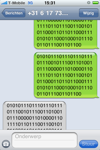 SMS lek iPhone