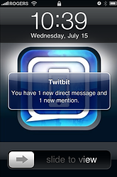 Twitbit Twitter Push Notification - Notification