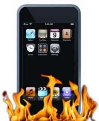 ipod touch fire