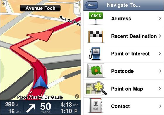 tomtom iphone