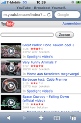 Youtube Mobile version - iPhone