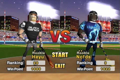 De graphics van Homerun Battle 3D.