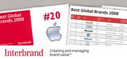 Interbrand - Best Brand 2009 #20 Apple