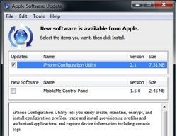 iphone configuration utility