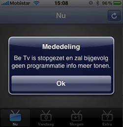 be tv stopgezet