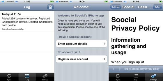 soocial iphone