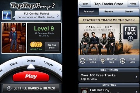 tap tap revenge 3 iphone